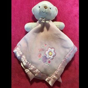 .Pink Teddy Lovey Security Blankie